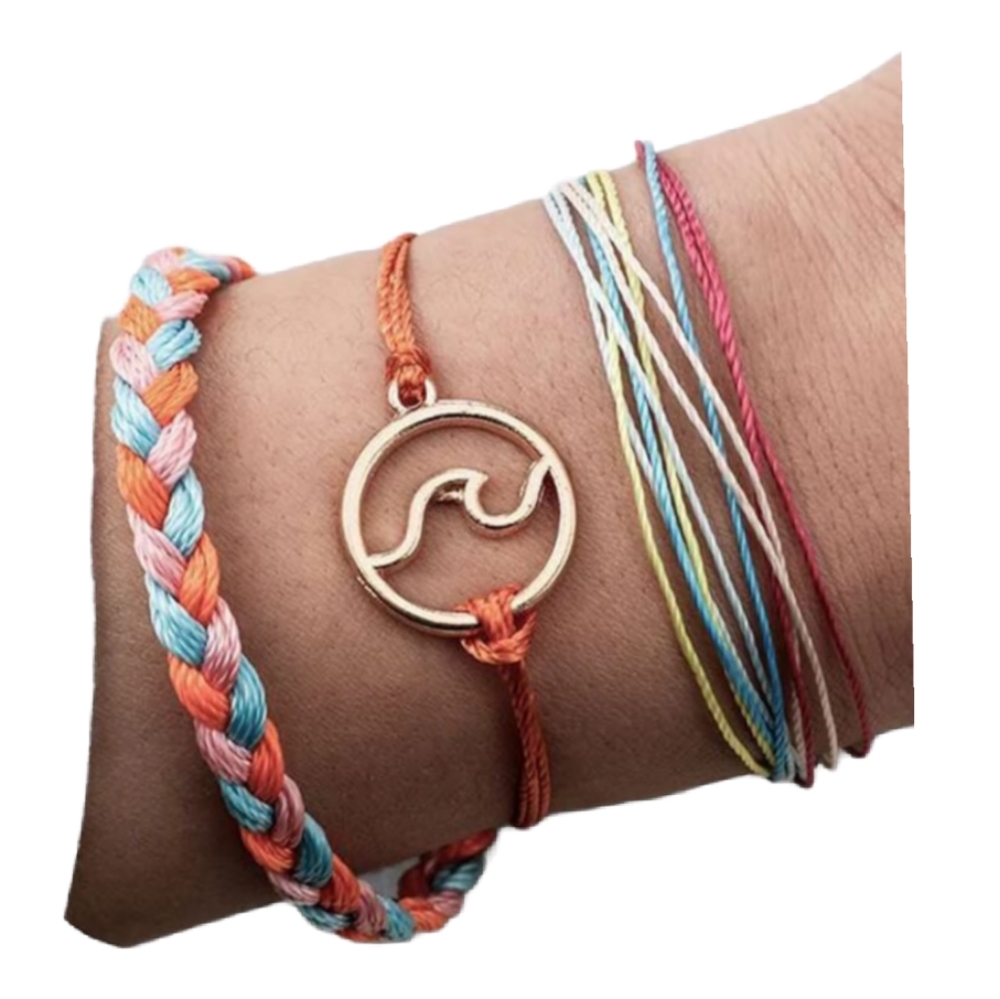 Braided Rope Bracelet Set